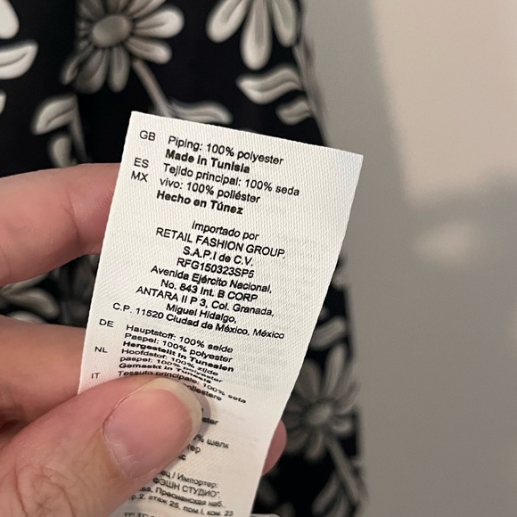 NWT Sandro Paris Illiana Floral Mini Dress Button Front Silk Size FR 40 US 8 - Picture 12 of 16